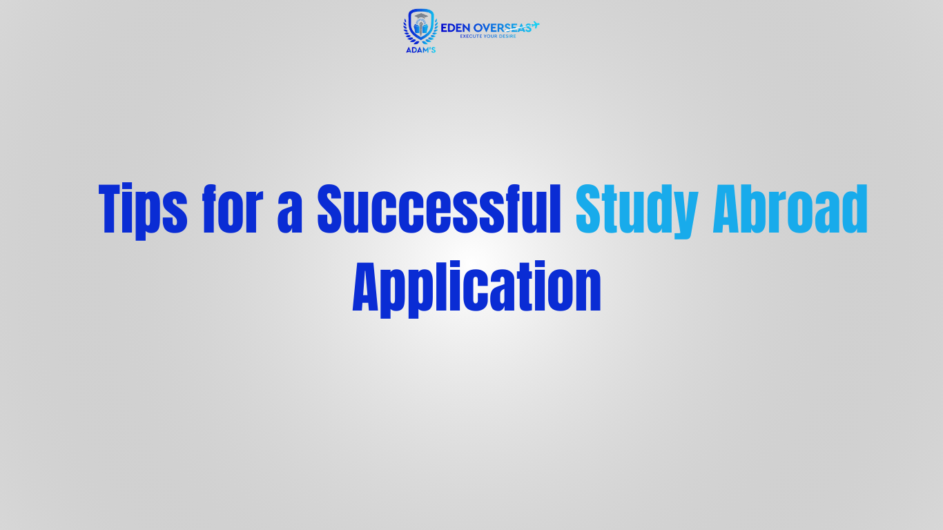 Eden Overseas stands out as a leading study abroad consultant in Kochi, offering a comprehensive suite of services designed to simplify and enhance your application process.