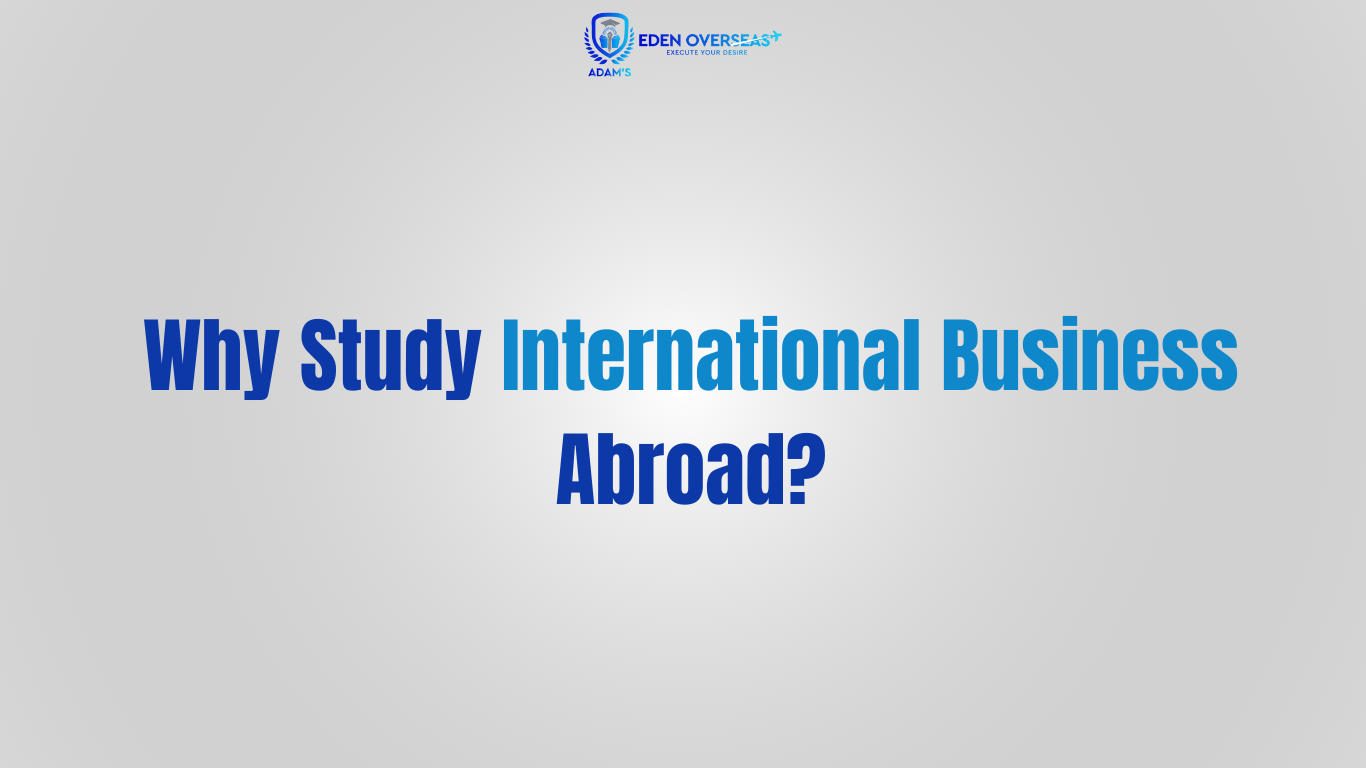 Eden Overseas study abroad consultants in Kochi are there every step of the way, ensuring a smooth and successful transition to international education.